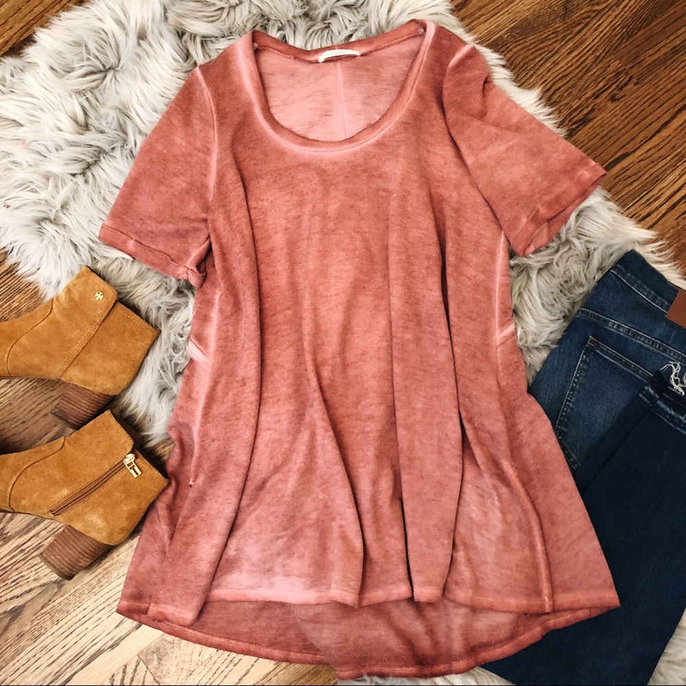 Talia French Terry Tunic Top